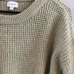 LA Hearts  Green Crewneck Sweater Photo 1