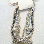 NWT Accessorize Cross Bracelet Gold Photo 0