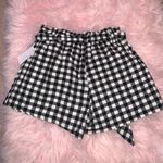 Gingham Shorts Black Photo 1