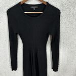 Romeo + Juliet Couture  Knit Dress Large Black Mini Whimsigoth Edgy Office Siren Photo 3