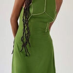 Urban Outfitters Deja Seamed Mini Dress • Raw Edge Sleeveless Photo 0