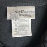 Disney Walt  World Mickey Mouse Zip Crew Jacket Black Rhinestone Embroider Resort Photo 4