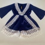 Boohoo Crochet Trim Romper Photo 4