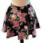 Ambiance Apparel  Skirt Black Floral Womens Medium Photo 0
