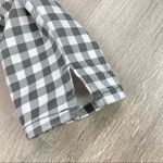 SO  Gingham Check Ankle Pants Gray White Juniors 9 Flat Front Stretch Photo 6