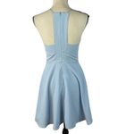 Lulus  Small Skater Dress Call to Charms Racerback Apron Neckline Sleeveless Blue Photo 3