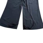 Club Monaco Women’s 10 Wide Leg Crop Pant Black Tie Ankle Office Casual Comfy Photo 7