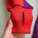 Nike colorblock therma fit hoodie purple neon coral swoosh graphic XL Photo 10