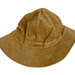 Vintage Tan Corduroy Bucket Hat Y2K Trendy Photo 1