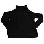 Moth Anthropologie Black Cowl Neck Long Sleeve Sweater Size Large Cozy Women Photo 2