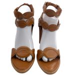 Ulla Johnson  strappy brown leather heels sz 40 Photo 3