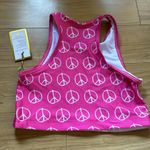 Gold Sheep  Peace Sign Sports Bra Photo 1