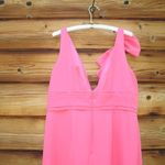 Mac Duggal  49454 Womens Pink SLEEVELESS V NECK BOW DETAIL MERMAID GOWN Photo 11