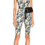 STELLA MCCARTNEY bodycon All In One Monogram Jumpsuit size 42/ US 6 White Photo 0