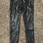 Spanx Faux Leather Leggings Black Pebbled Large Photo 1