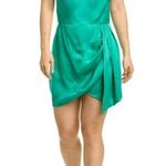 Saylor Green teal Halter Lucey Mini Dress S formal revolve silk party spring Photo 7