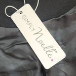 Simply Noelle Black Chiffon and Knit Zip-Up Jacket NWT Size Small/Medium Photo 8