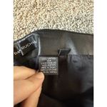 Dana Buchman  Women's Black Leather Fit and Flare Skirt Size 8 Photo 8