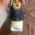 Coach  2014 Hadley Tricolor Colorblock blue tan & white leather crossbody Photo 3