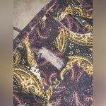 We The Free  paisley curvy high waisted chino fall shorts caaual denim boho $98 Photo 6