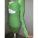 SheIn Women’s Bodycon Cutout Ruched Mini Dress US 4 Club Rave Photo 3