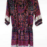 Collective Concepts  Boho Floral‎ Dress Tassels Pink Photo 0