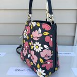 Kate Spade Blue Floral Printed Darcy Bucket Bag Photo 4
