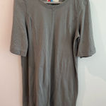 Free People Beach Mini T-Shirt Dress Large Sage Green Photo 0