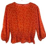 Stella Luce Floral Peplum Blouse Photo 7