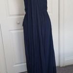 Birdy Grey Navy Blue GRACE Multi-Style Chiffon Gown Wedding Prom Formal Size M Photo 5