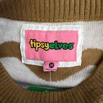 Tipsy Elves  Brown and White Sweater Photo 3