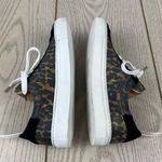 Bellstaff Dagenham Leopard Canvas/Suede Low Top Sneakers US5/35 Tasmin Gold $555 Black Size 5 Photo 5