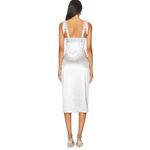 Free People - Casino Got Glam Midi Dress in Silver Elegant White Midi Dress Photo 2