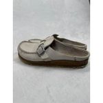 Birkenstock ‎ Leather Clogs Mules Buckle Slides Neutral Size 40 US 9 Photo 8