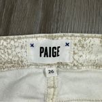 Paige Hoxton Ultra White Snakeskin Print Mid Rise Ankle Skinny Jeans Size 26 Photo 6