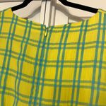 Plaza South Yellow‎ and Blue Plaid Dress Size 8 Yellow Photo 5