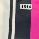 Eliza J Women’s Size 6 Navy Blue White Pink Geometric Print Sheath Mini Dress Photo 9