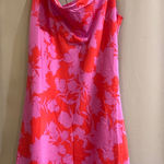 Timing Pink and Red Floral Slip Dress Photo 0
