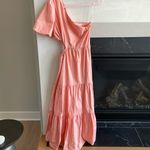 WAYF  one shoulder cutout tiered maxi dress NWT Photo 1