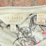 Ted Baker White Top with Colorful Floral Design Photo 2