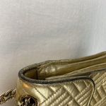 Hilary Radley Rebecca Minkoff Gold Quilted Chain Shoulder Handbag Photo 6