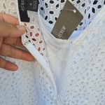 J.Crew White Eyelet Women's Top Photo 4
