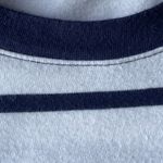 J.Crew Preppy Coastal Nautical Striped Navy & White TShirt Dress Coral Sleeves Photo 5