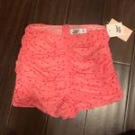 Tiger Mist  pink ruched high waisted shorts super cute small brand new with tags Photo 0