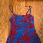 Madewell  Empire-Waist‎ Tank Maxi Dress in Floral Blue Red Size 2 NWT flaw Photo 8