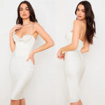 House Of CB  L D-DD‎ Myrna Ivory Corset Slip Dress white NWOT  $269 Photo 3