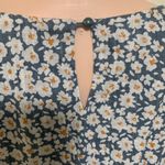 OTT (Over The Top) Floral puff sleeve dress woman size MEDIUM cotton White Photo 4