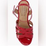 Journee Collection Jania Tru Comfort Platform Sandal Women's 7 Red Cork NWOT Photo 3