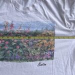 Fruit of the Loom Vintage Groan & mc gurn women’s Boston Flower Shirt Single Stich USA Made Sz L Photo 6