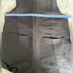 None Emery Rose Black Romper Short Overalls Minimal Coastal Beach Summer Boho NWT S Photo 11